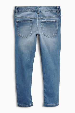 Blue Authentic Embroidered Skinny Jeans (3-16yrs)